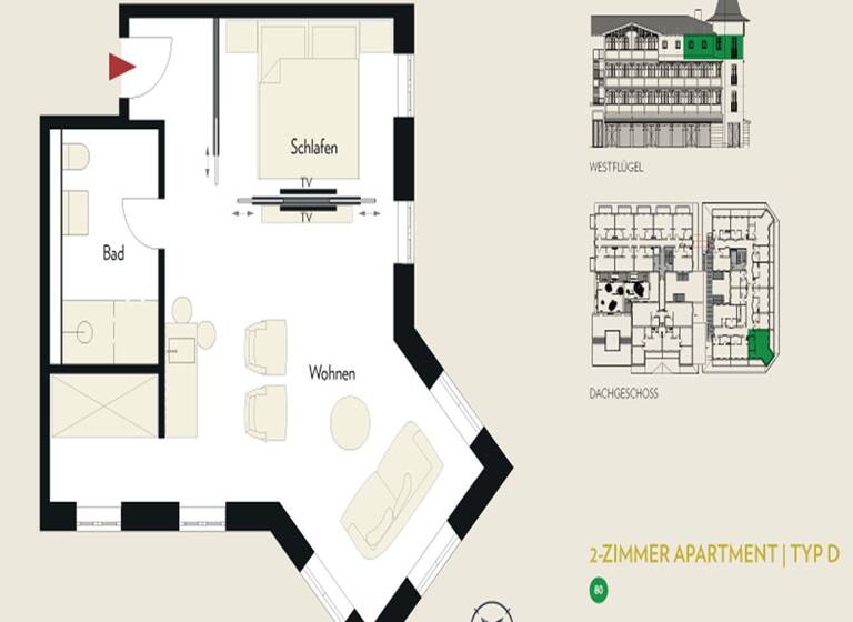 Sonstiges zum Kauf als Kapitalanlage geeignet 363.900 € 2 Zimmer 38,4 m² Hauptstraße 20 Binz 18609