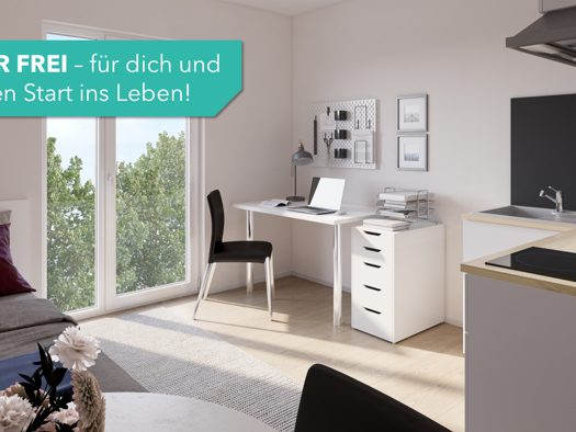Wohnung zur Miete 545 € 1 Zimmer 19,1 m² 2. Geschoss frei ab sofort Bahnhofstraße / Reindelstraße Gleißbühl Nürnberg 90402