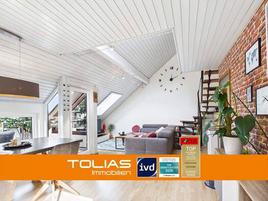 Maisonette zum Kauf 295.000 € 3,5 Zimmer 85 m² 2. Geschoss Hochdorf Remseck am Neckar 71686