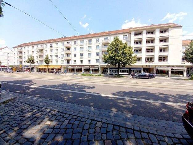 Wohnung zur Miete 455 € 2 Zimmer 53,5 m² 2. Geschoss frei ab 01.03.2026 Borsbergstr. 27 b Striesen-Süd Dresden 01309