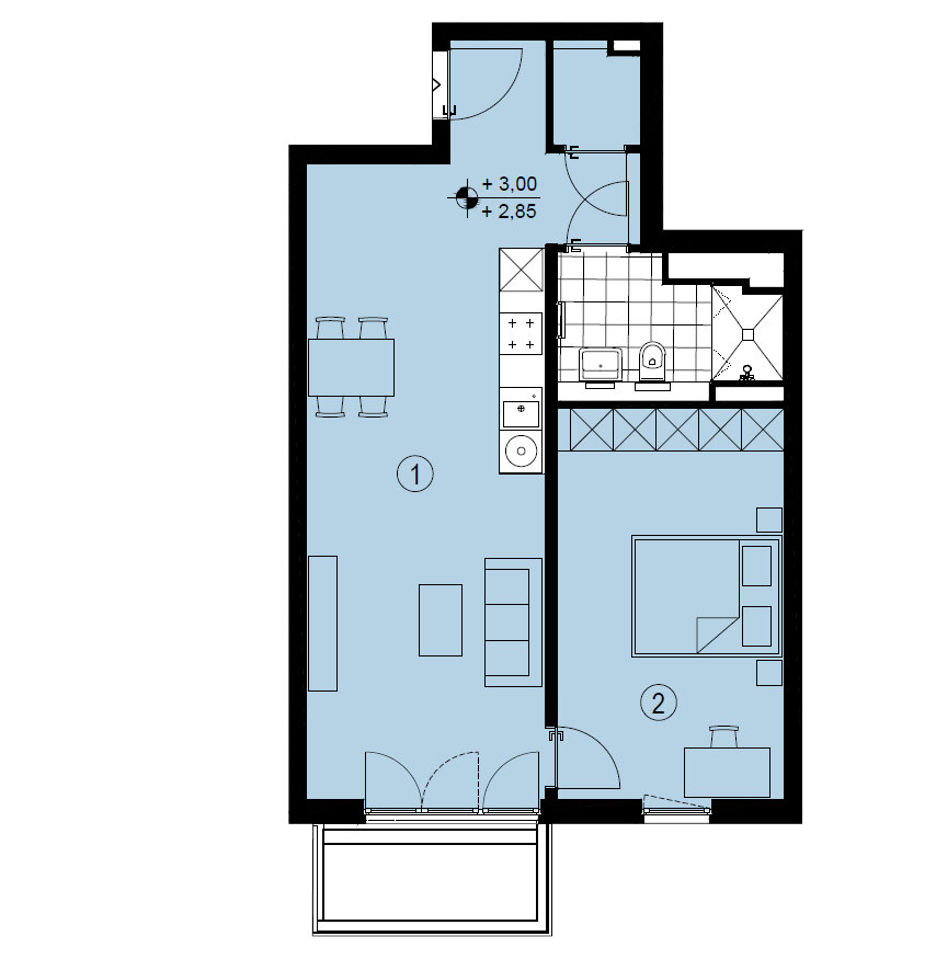 Wohnung zur Miete 1.290 € 2 Zimmer 62 m²<br/>Wohnfläche 4.<br/>Geschoss Degnerstraße 20 Alt-Hohenschönhausen Berlin 13053