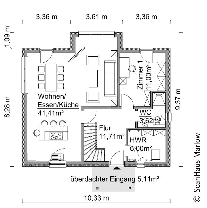 Einfamilienhaus zum Kauf 359.275 € 5 Zimmer 143 m²<br/>Wohnfläche 592 m²<br/>Grundstück Aschersleben Aschersleben 06449