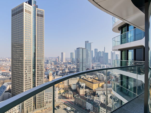 Wohnung zur Miete 3.400 € 3,5 Zimmer 110 m² 29. Geschoss frei ab 01.04.2026 Europa-Allee 2 Gallus Frankfurt am Main 60327