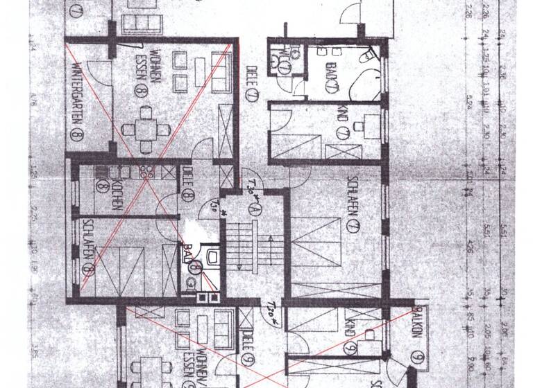 Wohnung zum Kauf provisionsfrei 206.000 € 3 Zimmer 103,5 m² Geschoss EG/2 Düren 52351
