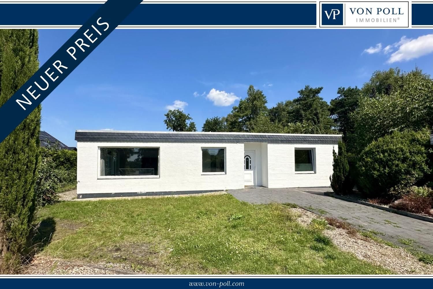 Bungalow zum Kauf 250.000 € 3 Zimmer 109 m²<br/>Wohnfläche 1.104 m²<br/>Grundstück Wintermoor an der Chaussee Schneverdingen 29640