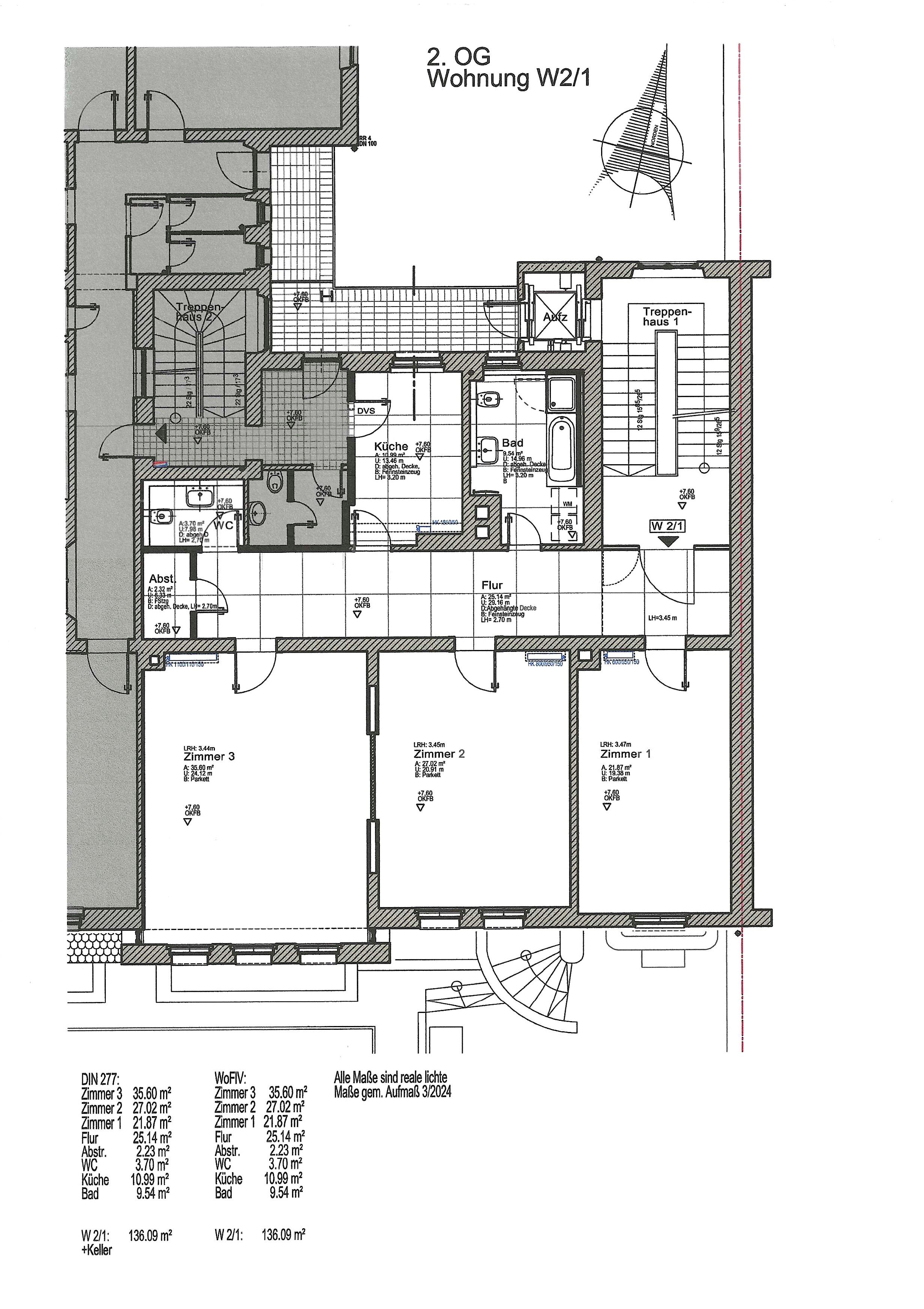 Wohnung zur Miete 1.650 € 3 Zimmer 136,1 m²<br/>Wohnfläche 2.<br/>Geschoss ab sofort<br/>Verfügbarkeit Theodorstr. 7 Wöhrd Nürnberg 90489