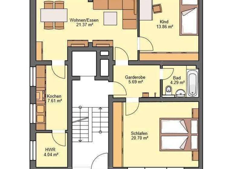 Wohnung zum Kauf 259.000 € 3 Zimmer 78 m² Innenstadt Fürth 90763