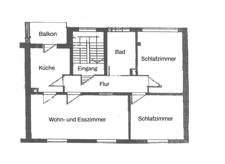 Wohnung zur Miete 800 € 3 Zimmer 95 m² 2. Geschoss Friesenheim/Nord Ludwigshafen am Rhein 67063
