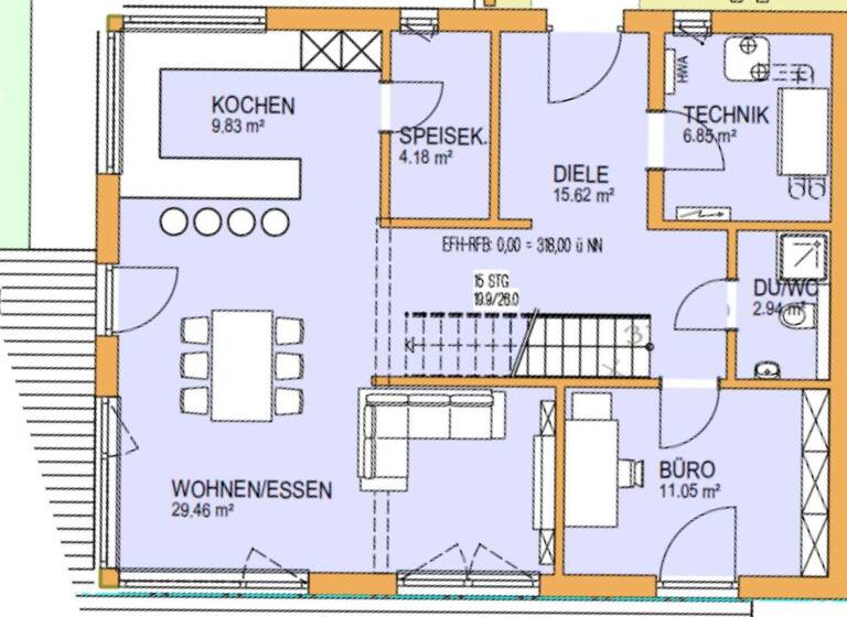 Einfamilienhaus zum Kauf provisionsfrei 707.000 € 6 Zimmer 163 m² 485 m² Grundstück Tiengen Waldshut 79761