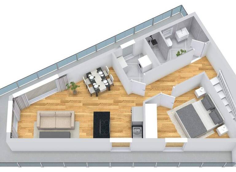 Wohnung zum Kauf 301.900 € 2 Zimmer 67,1 m² 1. Geschoss Breimerwinkel 4 Alt-Langenhagen Langenhagen 30853