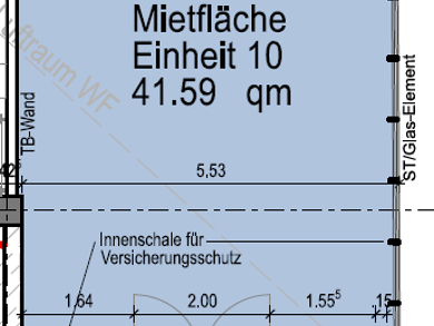 Verkaufsfläche zur Miete provisionsfrei 1 Zimmer 41,6 m² Verkaufsfläche Nonnenseestr. 1 Bergen Bergen auf Rügen 18528