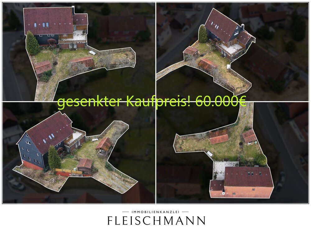 Mehrfamilienhaus zum Kauf 60.000 € 12 Zimmer 261,1 m²<br/>Wohnfläche 593 m²<br/>Grundstück Erlau Schleusingen 98553