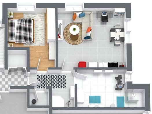 Wohnung zur Miete 700 € 2 Zimmer 61,5 m² 1. Geschoss frei ab 01.05.2026 Poppenhagener Straße 50 Hessisch Lichtenau 37235