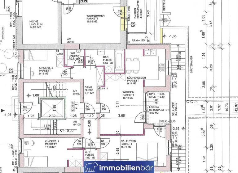 WG-Zimmer zum Kauf 264.240 € 3 Zimmer 83,4 m² 1. Geschoss frei ab 01.06.2026 Schwimmbadstraße 22a Ried im Innkreis 4910