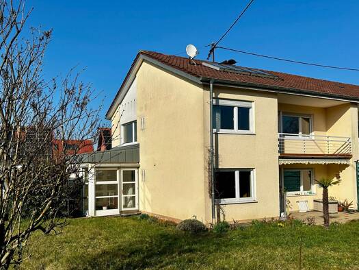 Doppelhaushälfte zum Kauf provisionsfrei 445.000 € 6 Zimmer 145 m² 670 m² Grundstück Kirchhohl 21 Nußdorf Landau in der Pfalz 76829