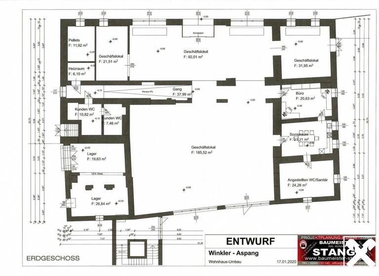 Laden zur Miete 7 € Aspang 2870