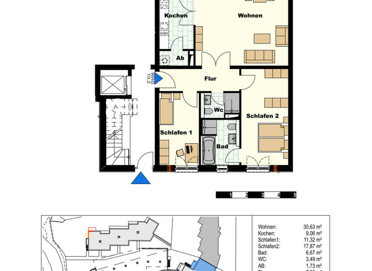 Wohnung zum Kauf - Erstbezug 776.800 € 3 Zimmer 96,8 m² Wesselburer Weg 12 a Osdorf Hamburg 22549