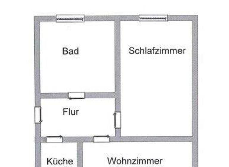 Wohnung zur Miete 330 € 2 Zimmer 59 m² Bautzen 02625