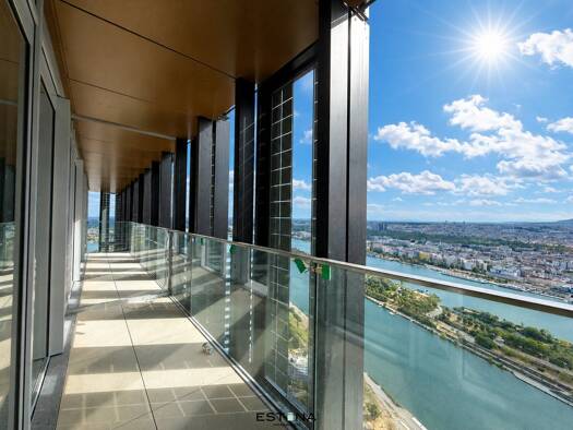 Penthouse zur Miete - Erstbezug 6.897 € 5 Zimmer 209,8 m² 51. Geschoss frei ab 01.11.2026 Donau-City-Straße Donaustadt 1220