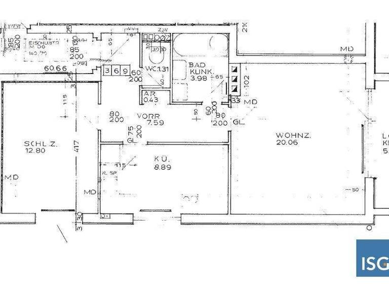 Wohnung zur Miete 343 € 2 Zimmer Am Waldrand 2 Brunnenthal 4786