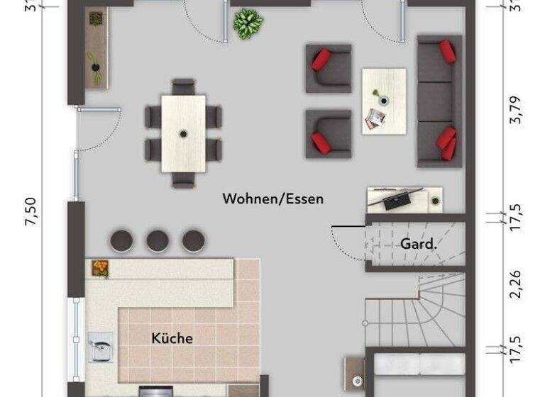 Doppelhaushälfte zum Kauf provisionsfrei 1.100.000 € 5,5 Zimmer 136,1 m² 275 m² Grundstück Rissen Hamburg / Rissen 22559