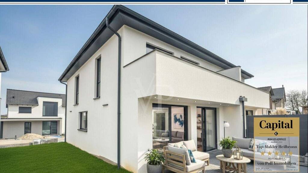 Doppelhaushälfte zum Kauf - Erstbezug 620.000 € 5 Zimmer 155 m² 298 m² Grundstück Herbolzheim 74861