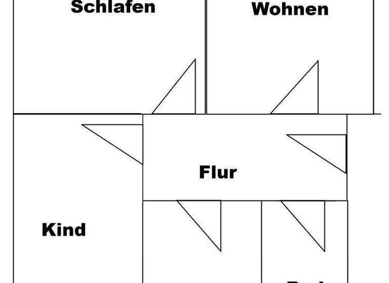 Wohnung zur Miete 395 € 3 Zimmer 57,7 m² EG frei ab 01.04.2026 An der Schule 1 Püchau Machern Püchau 04827