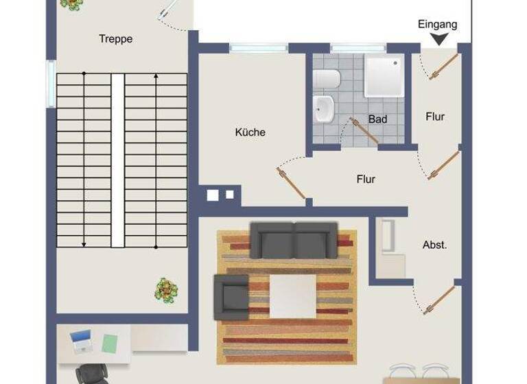 Wohnung zum Kauf provisionsfrei 97.000 € 1,5 Zimmer 44 m² EG Kücknitz Lübeck 23569