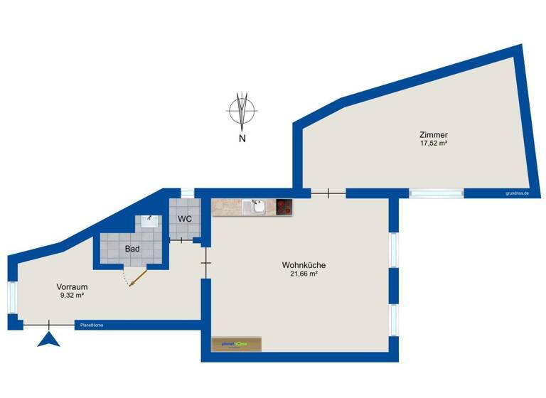 Wohnung zum Kauf 248.000 € 2 Zimmer 52,2 m² Wien 1190