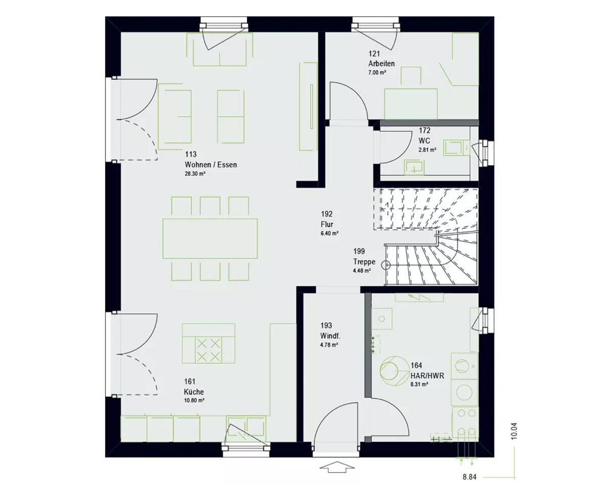 Einfamilienhaus zum Kauf provisionsfrei 469.000 € 4 Zimmer 125 m²<br/>Wohnfläche 328 m²<br/>Grundstück Großvillars Oberderdingen 75038