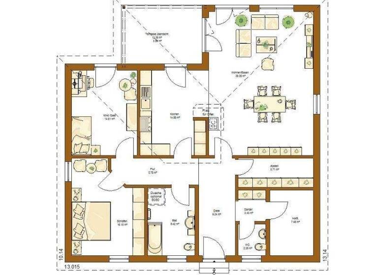 Bungalow zum Kauf provisionsfrei 429.000 € 4 Zimmer 126 m² 546 m² Grundstück Schlierstadt Osterburken-Schlierstadt 74706