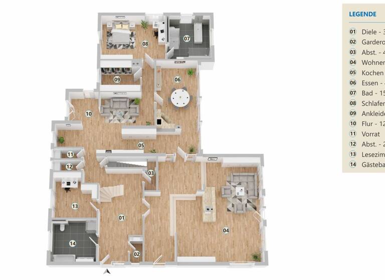 Einfamilienhaus zum Kauf 1.300.000 € 8 Zimmer 377 m² 6.251 m² Grundstück Mußbach Freiamt 79348