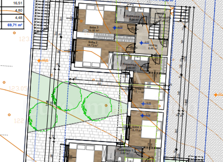 Doppelhaushälfte zum Kauf 599.950 € 4 Zimmer 250 m² Grundstück Krk 51500