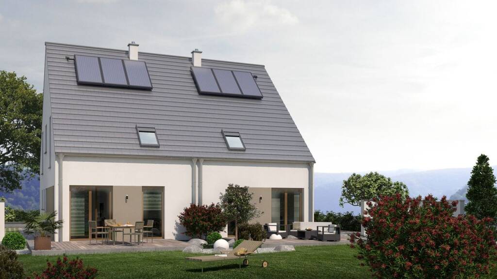 Doppelhaushälfte zum Kauf 398.500 € 3 Zimmer 113,6 m² 336 m² Grundstück Schlich Langerwehe 52379