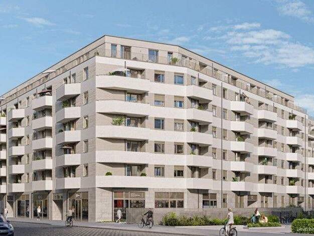 Wohnung zur Miete 1.635 € 3 Zimmer 117,6 m² 5. Geschoss Lutherstraße 6 Neustadt-Neuschönefeld Leipzig 04315