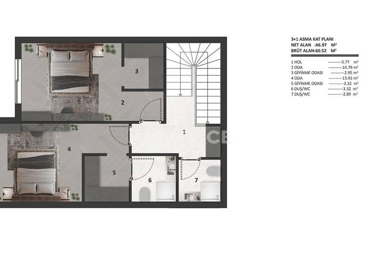 Wohnung zum Kauf 136.000 € 2 Zimmer 53 m² EG Antalya 07112