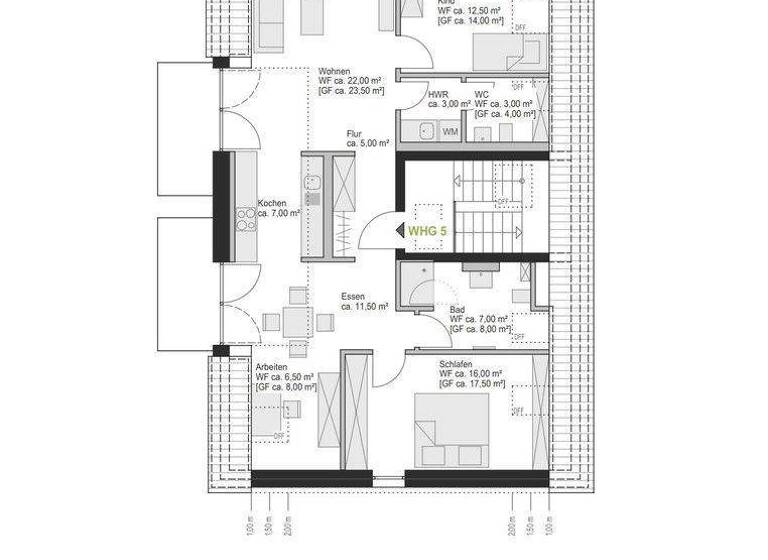 Wohnung zur Miete 1.275 € 3 Zimmer 98 m² 2. Geschoss frei ab 01.05.2026 Schlossstraße 63 Namedy Andernach 56626