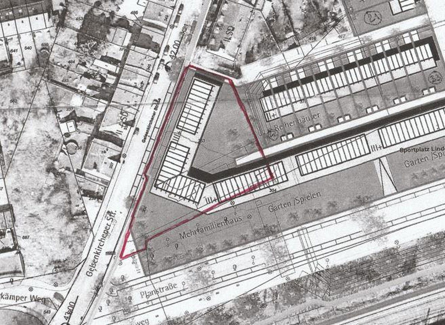 Mehrfamilienhaus zum Kauf provisionsfrei 100.000 € 10 Zimmer 256 m²<br/>Wohnfläche 2.300 m²<br/>Grundstück Gelsenkirchener str 308 Katernberg essen 45327