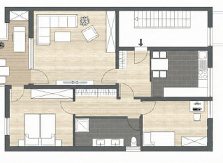 Wohnung zum Kauf 359.000 € 3 Zimmer 80 m² Geschoss 1/2 frei ab sofort Schwaikheim 71409