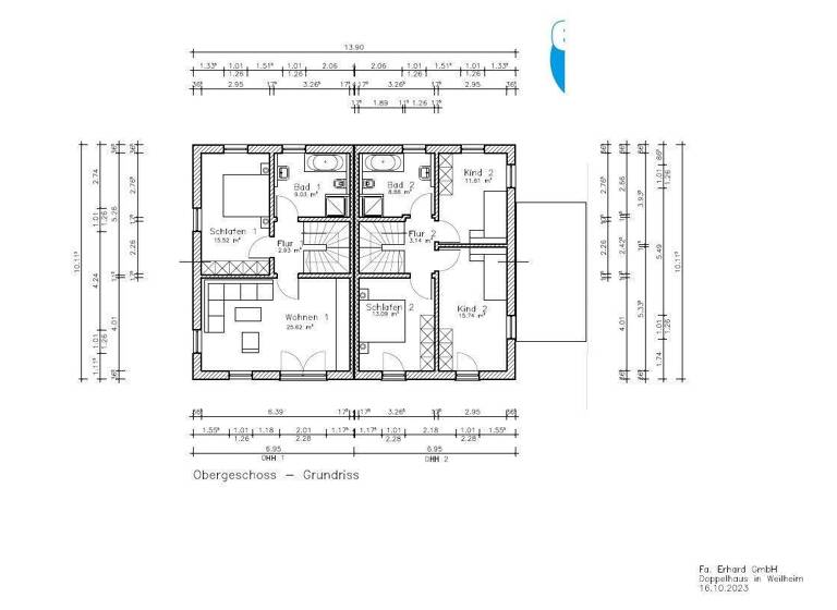 Doppelhaushälfte zum Kauf - Erstbezug provisionsfrei 817.000 € 6 Zimmer 140 m² Weilheim Weilheim in Oberbayern 82362