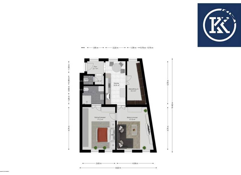 Wohnung zum Kauf 330.000 € 3 Zimmer 70 m² Eduard-Süß-Gasse 3 Wien, Rudolfsheim-Fünfhaus 1150