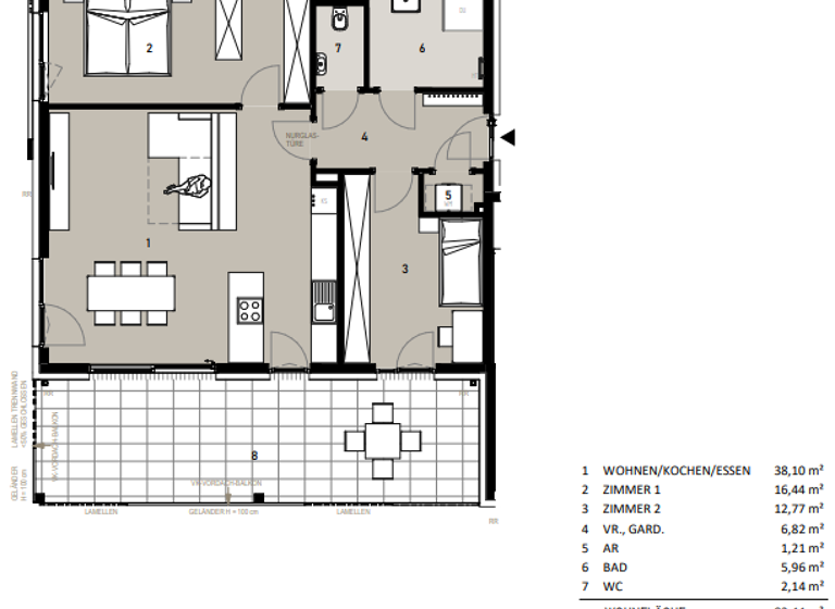 Wohnung zum Kauf 816.000 € 3 Zimmer 83,4 m² Pörtschach am Wörthersee 9210