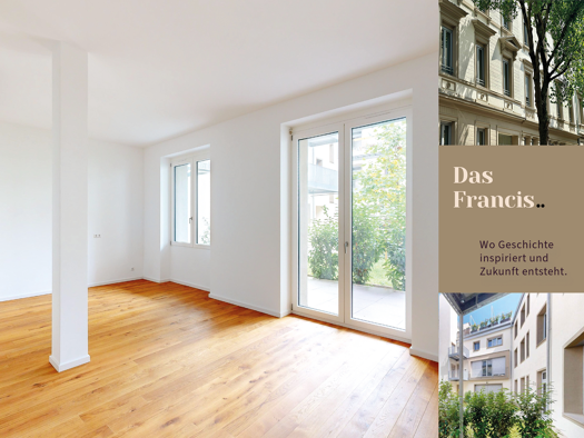 Wohnung zur Miete 1.195 € 2 Zimmer 67,8 m² EG frei ab 01.04.2026 Moningerstraße 11a Weststadt Karlsruhe 76135