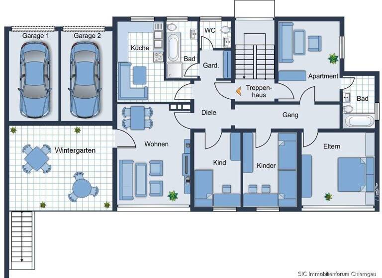 Mehrfamilienhaus zum Kauf 1.100.000 € 11 Zimmer 300 m² 709 m² Grundstück Wolkersdorf Traunstein 83278