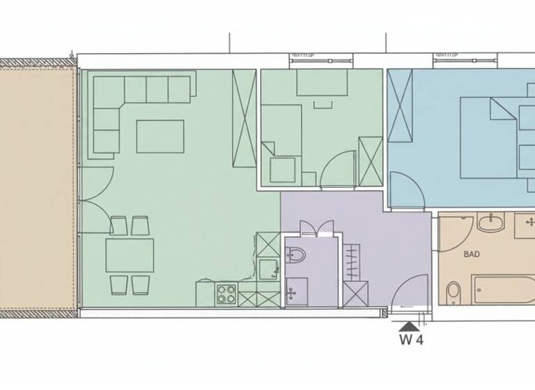 Terrassenwohnung zur Miete 1.149 € 3 Zimmer 63,7 m² 1. Geschoss frei ab 01.06.2026 Frühlingsstraße 13a Lustenau 6890