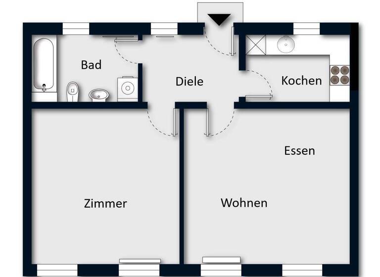 Wohnung zum Kauf 229.000 € 2 Zimmer 60,8 m² Strabonstraße 46 Bregenz 6900