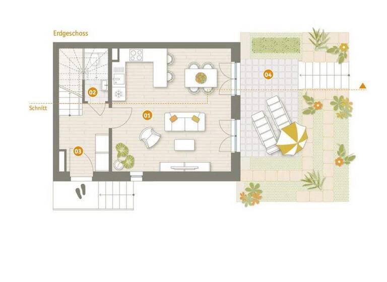 Maisonette zur Miete 1.250 € 4 Zimmer 102,4 m² Nauen 14641