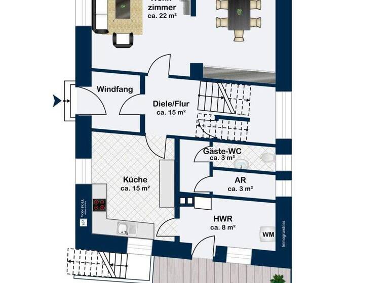 Einfamilienhaus zum Kauf 598.000 € 9 Zimmer 270 m² 1.382 m² Grundstück Stein-Bockenheim 55599