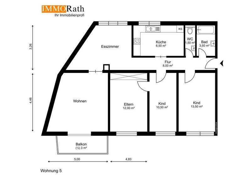 Wohnung zum Kauf provisionsfrei 160.000 € 4 Zimmer 89 m²<br/>Wohnfläche 2.<br/>Geschoss Hausen im Wiesental 79688