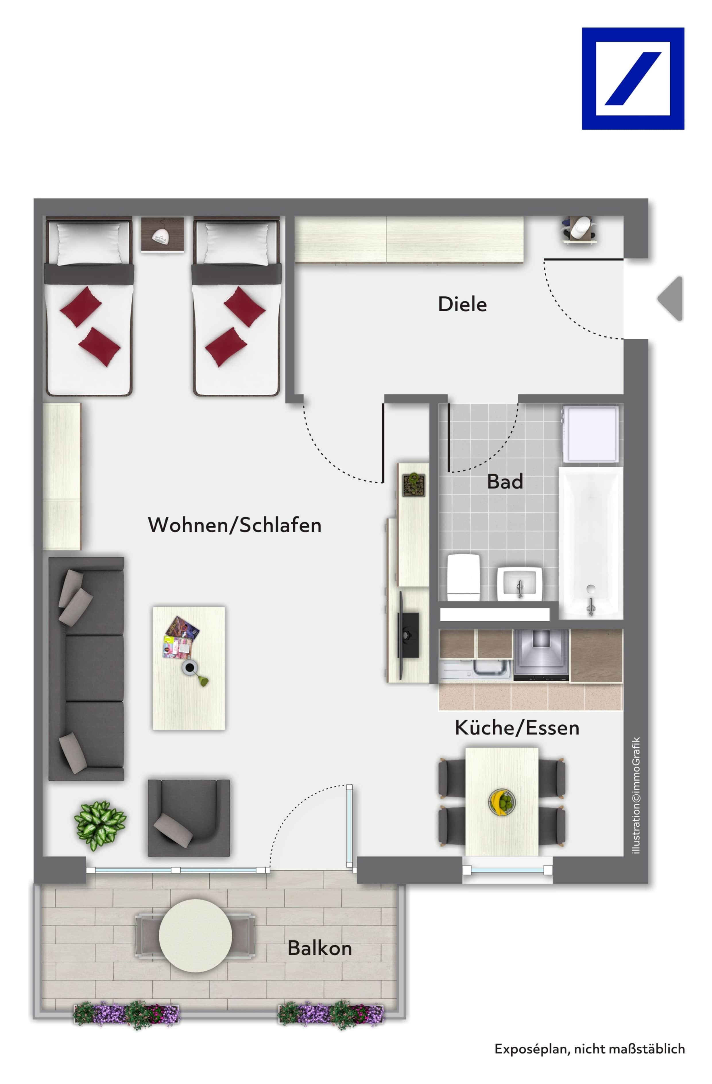 Studio zum Kauf 159.000 € 1 Zimmer 45 m²<br/>Wohnfläche Hofheim Hofheim 65719